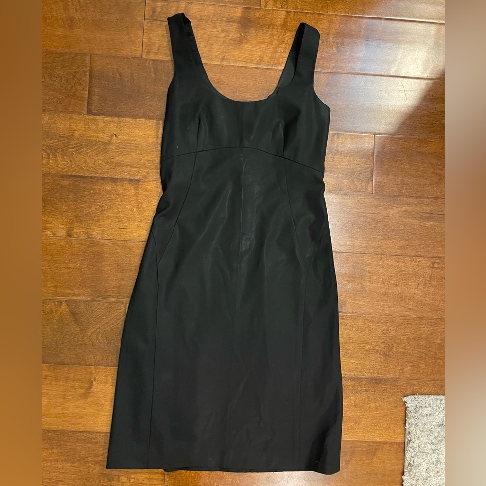 Theory Black Midi Dress